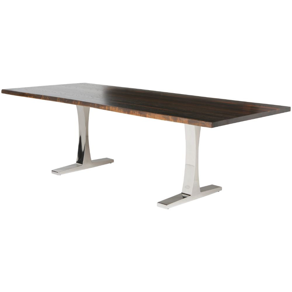 Nuevo HGSR324 TOULOUSE DINING TABLE in SEARED
